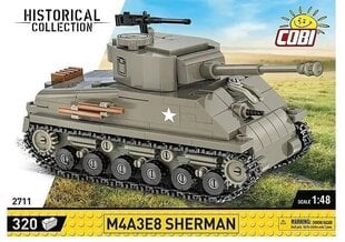 Konstruktor Cobi ajalooline kollektsioon WW2 M4A3E8 Shermani tank цена и информация | Конструкторы и кубики | kaup24.ee