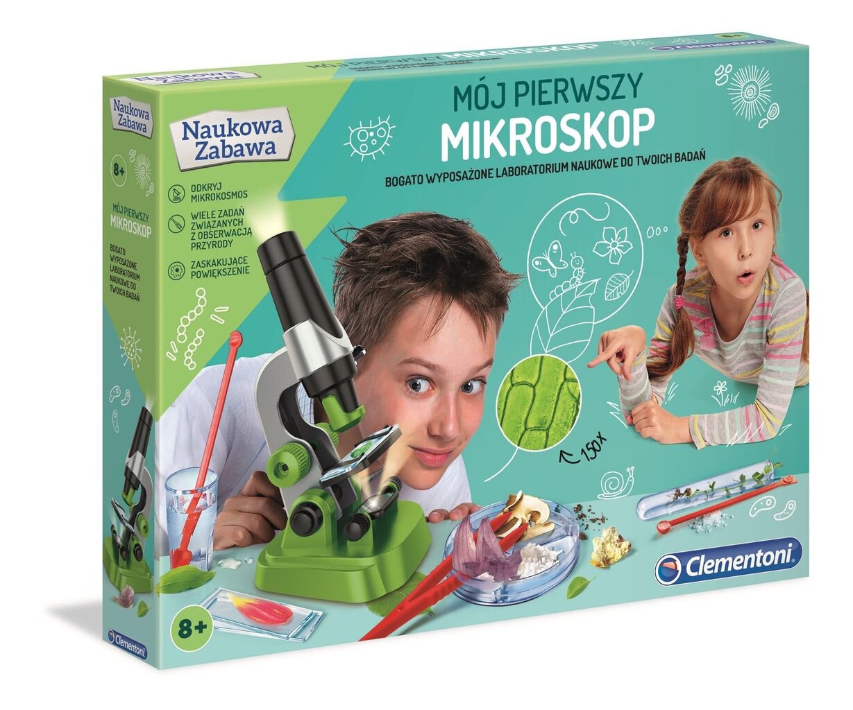 Teadusmikroskoop Clementoni цена и информация | Arendavad mänguasjad | kaup24.ee