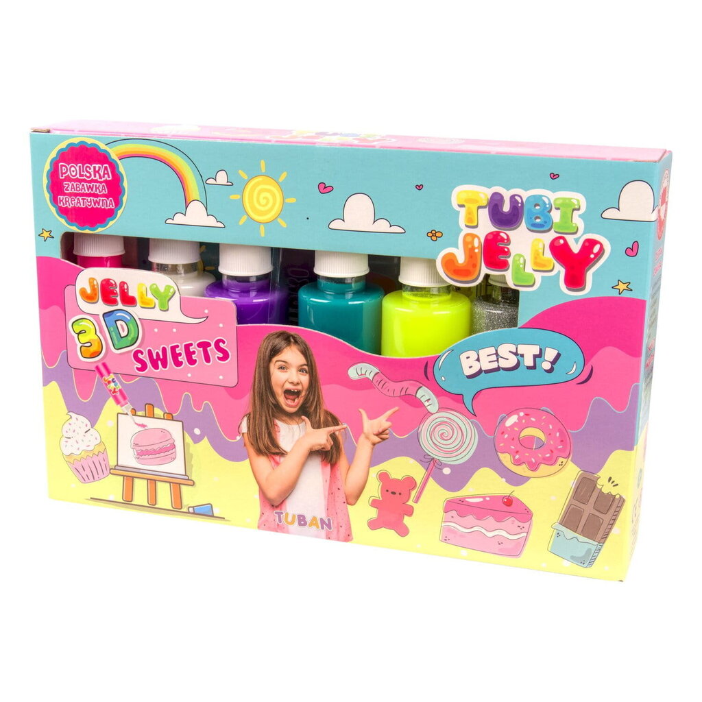Loominguline kommifiguuride komplekt Tuban Tubi Jelly TU3323 hind ja info | Arendavad mänguasjad | kaup24.ee