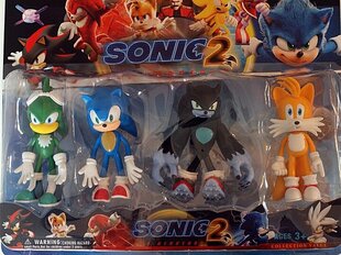 Фигурки Sonic  2, 4 шт. цена и информация | Игрушки для мальчиков | kaup24.ee