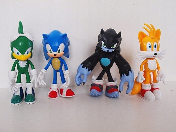 Sonic 2 figuurid, 4 tk цена и информация | Poiste mänguasjad | kaup24.ee