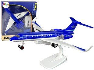 Lennuk G-650 koos heli- ja valgusefektidega Lean Toys, sinine цена и информация | Игрушки для мальчиков | kaup24.ee