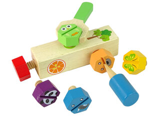 Puidust meistrikomplekt Lean Toys hind ja info | Poiste mänguasjad | kaup24.ee