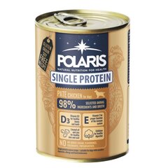 Polaris single protein pate chicken 6x400g. цена и информация | Консервы для собак | kaup24.ee