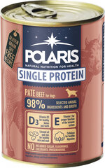 Polaris single protein pate veal 6x400g. цена и информация | Polaris Товары для животных | kaup24.ee