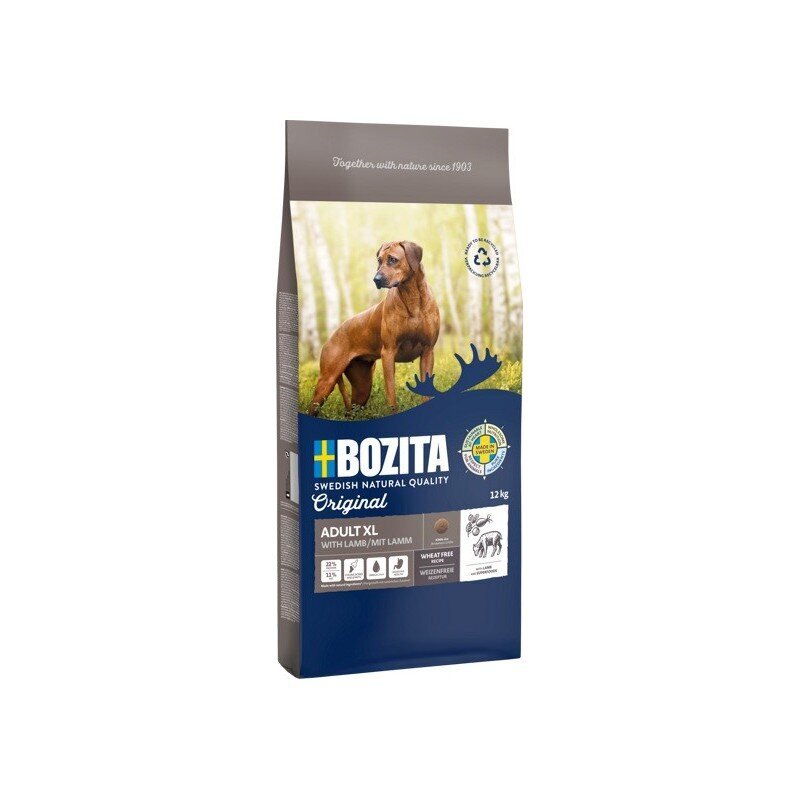 Bozita Original koeratoit Adult XL WF, 12kg hind ja info | Kuivtoit koertele | kaup24.ee