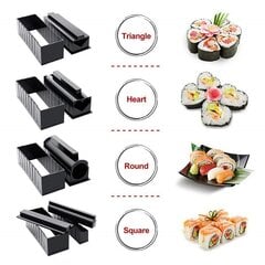 Sushi valmistamise komplekt, 10 osa цена и информация | Столовые и кухонные приборы | kaup24.ee