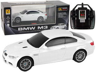 Rc auto koos efektidega Bmw M3, valge hind ja info | Poiste mänguasjad | kaup24.ee