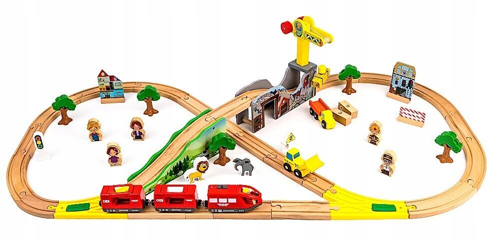 Elektriline puidust rong hind ja info | Poiste mänguasjad | kaup24.ee