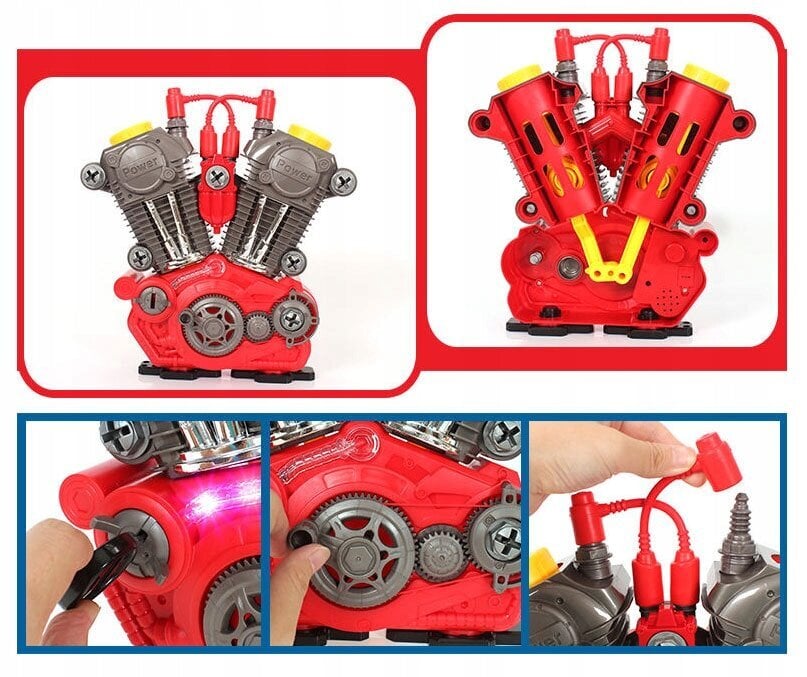Pöörlev mootor, interaktiivne цена и информация | Poiste mänguasjad | kaup24.ee