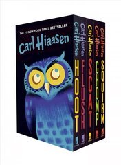 Hiaasen 5-Book Trade Paperback Box Set: Hoot; Flush; Scat; Chomp; Squirm hind ja info | Noortekirjandus | kaup24.ee