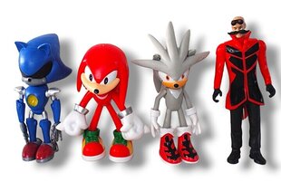 Sonic 2 figuurid, 4 tk. hind ja info | Poiste mänguasjad | kaup24.ee