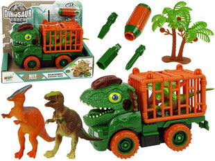 Грузовик-динозавр с транспортером и отверткой цена и информация | Игрушки для мальчиков | kaup24.ee