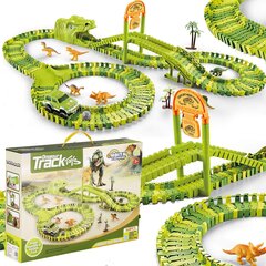 Гоночная трасса Парк динозавров Springos, 168 д. цена и информация | Игрушки для мальчиков | kaup24.ee