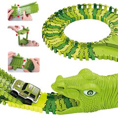 Võidusõidurada Dinosaurus Park Mega Set XXL Springos, 320 d. цена и информация | Игрушки для мальчиков | kaup24.ee