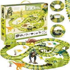 Dinosaur Park Springs võidusõidurada, 240 d. цена и информация | Игрушки для мальчиков | kaup24.ee