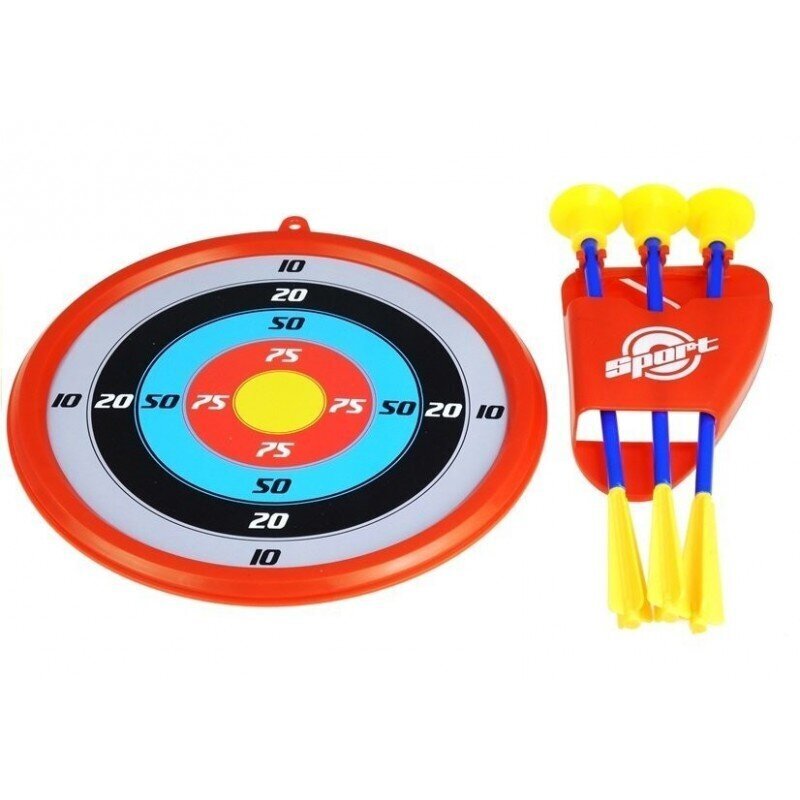 Sporty Crossbow for children with a shield and a quiver for arrows. hind ja info | Poiste mänguasjad | kaup24.ee