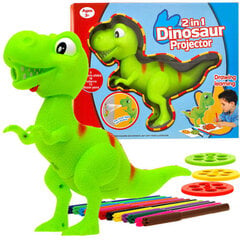 Dinosauruse projektor 2in1 Jokomisiada TA0048 цена и информация | Игрушки для мальчиков | kaup24.ee