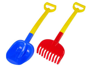 Liivamänguasjad kühvel ja reha hind ja info | Mänguasjad (vesi, rand ja liiv) | kaup24.ee