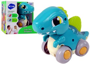 Ratastega dinosaurus, sinine hind ja info | Imikute mänguasjad | kaup24.ee