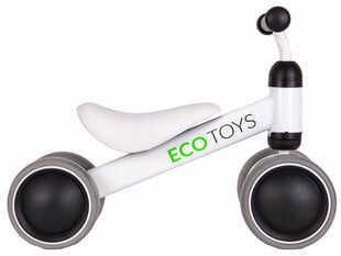 Балансировочный велосипед Ecotoys 617, белый / черный цена и информация | Балансировочные велосипеды | kaup24.ee