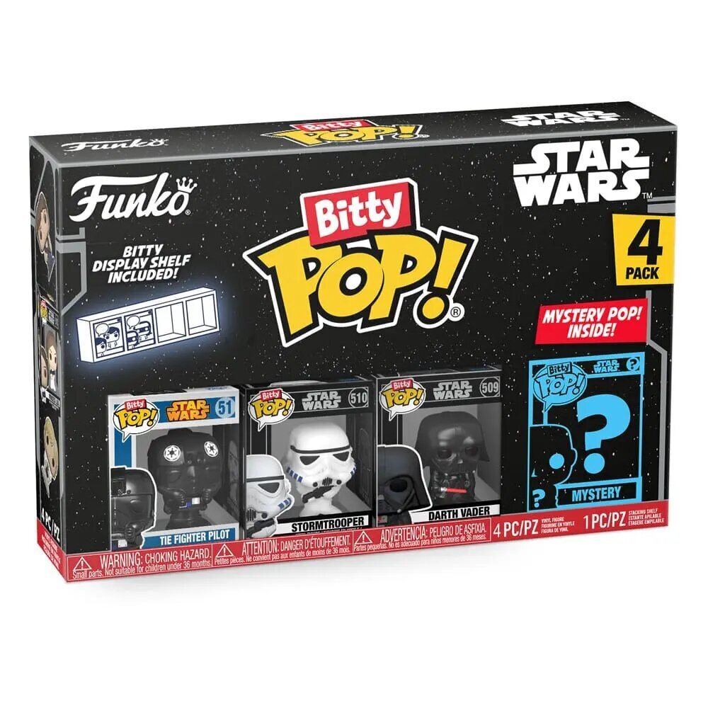 Figuurid Funko Pop! Bitty Star Wars, 4 vnt. цена и информация | Fännitooted mänguritele | kaup24.ee