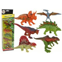 Dinosaurus komplekt Lean Toys, 6 tk. hind ja info | Poiste mänguasjad | kaup24.ee
