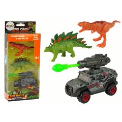 Dinosaurused koos maasturi Green Rocket LeanToysiga hind ja info | Poiste mänguasjad | kaup24.ee