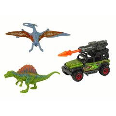 Dinosaurused maastikuoranži raketifiguuride komplektiga LeanToys цена и информация | Игрушки для мальчиков | kaup24.ee