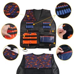 NERF komplekt, vest, 30 noolt, prillid цена и информация | Игрушки для мальчиков | kaup24.ee