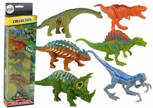 Dinosauruste figuuride komplekt, 6 tükki цена и информация | Игрушки для мальчиков | kaup24.ee