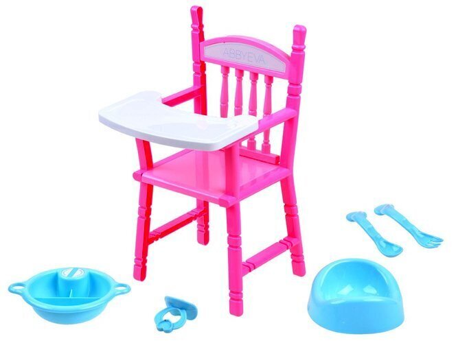 Söögitool nukule, roosa hind ja info | Tüdrukute mänguasjad | kaup24.ee