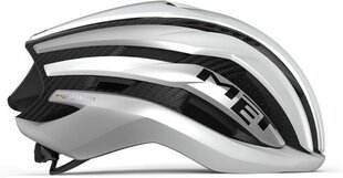 Велосипедный шлем Met Trenta 3K Carbon Mips, 58-61 см, белый цена и информация | Шлемы | kaup24.ee