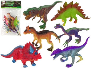 Dinosauruste kujud Lean Toys, 6 tk. цена и информация | Игрушки для мальчиков | kaup24.ee