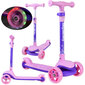 Kolmerattaline tõukeratas valgustatud ratastega RoyalBaby, roosa/lilla hind ja info | Tõukerattad | kaup24.ee