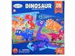Magnetraamat-pusle Dinosaurused Color Day, 40-osaline hind ja info | Pusled | kaup24.ee