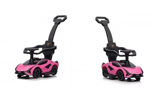 Tõukeauto Lamborghini QLS-996T, roosa hind ja info | Imikute mänguasjad | kaup24.ee