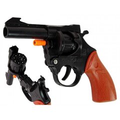 Žaislinis revolveris, juodas цена и информация | Развивающий мелкую моторику - кинетический песок KeyCraft NV215 (80 г) детям от 3+ лет, бежевый | kaup24.ee