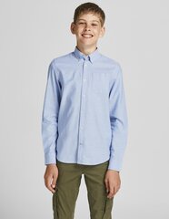 JACK & JONES рубашка для мальчиков 12183229*01, голубой 5714926452458 цена и информация | Рубашки для мальчиков | kaup24.ee