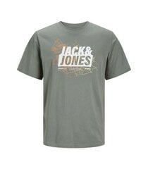 Мужская футболка Jack & Jones, светло-серый цена и информация | Meeste T-särgid | kaup24.ee