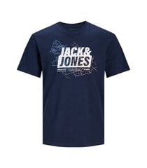 Мужская футболка Jack & Jones, тёмно-синий цена и информация | Meeste T-särgid | kaup24.ee