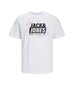 Jack & Jones meeste T-särk 12252376*04, valge hind ja info | Meeste T-särgid | kaup24.ee