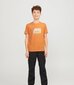 Jack & Jones laste T-särk 12254186*02, oranž 5715514945079 hind ja info | Poiste särgid | kaup24.ee