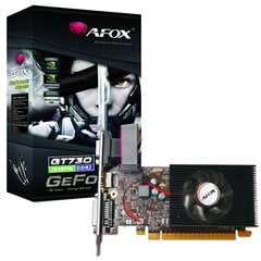 AFOX Geforce GT730 1GB DDR3 64Bit DVI HDMI VGA LP Вентилятор AF730-1024D3L7-V1 цена и информация | Видеокарты | kaup24.ee