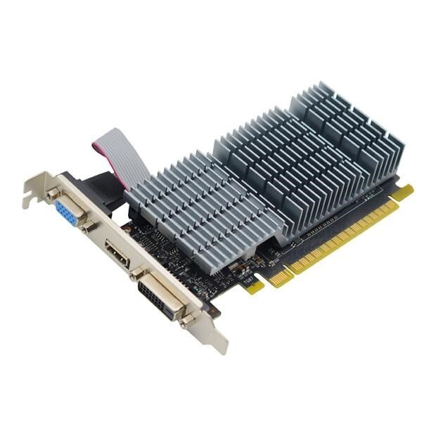 AFOX GeForce GT710 1GB DDR3 64Bit DVI HDMI VGA LP Radiator (AF710-1024D3L5-V3) hind ja info | Videokaardid (GPU) | kaup24.ee