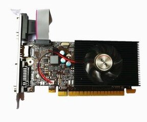 Видеокарта AFOX GeForce GT730 4GB DDR3 128Bit DVI HDMI VGA LP Fan (AF730-4096D3L5) цена и информация | Видеокарты | kaup24.ee