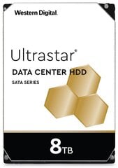 Western Digital Ultrastar DC HC320 3,5 дюйма, 8000 ГБ, Serial ATA III цена и информация | Внутренние жёсткие диски (HDD, SSD, Hybrid) | kaup24.ee