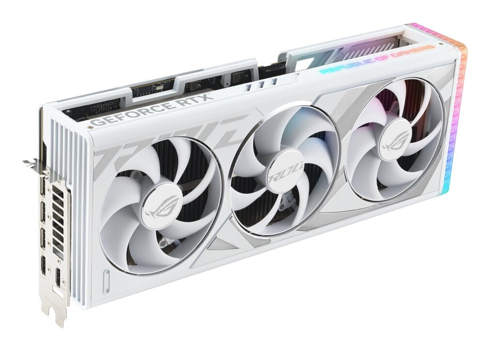 Asus ROG Strix GeForce RTX 4090 24GB GDDR6X White OC Edition (ROG-STRIX-RTX4090-O24G-WHITE NVIDIA) hind ja info | Videokaardid (GPU) | kaup24.ee