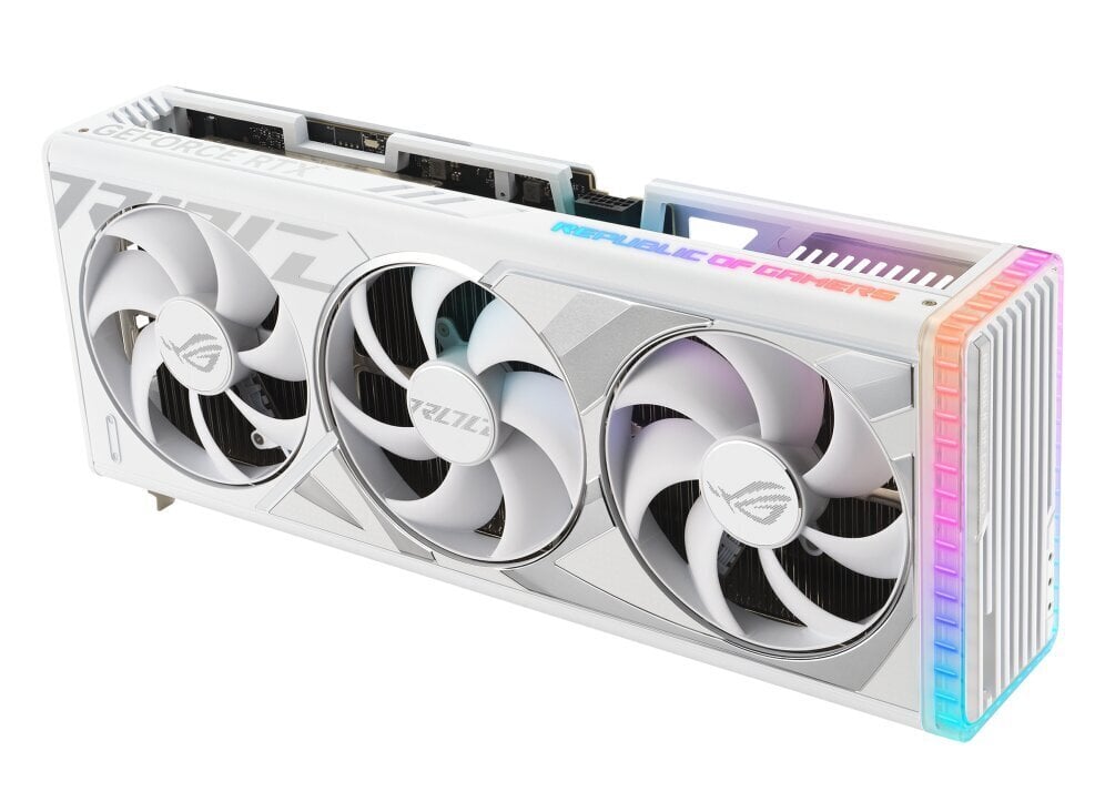 Asus ROG Strix GeForce RTX 4090 24GB GDDR6X White OC Edition (ROG-STRIX-RTX4090-O24G-WHITE NVIDIA) hind ja info | Videokaardid (GPU) | kaup24.ee