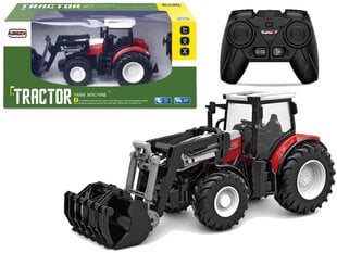 Traktorius su nuotolinio valdymo pultu 2,4 G, 1:24 цена и информация | Игрушки для мальчиков | kaup24.ee